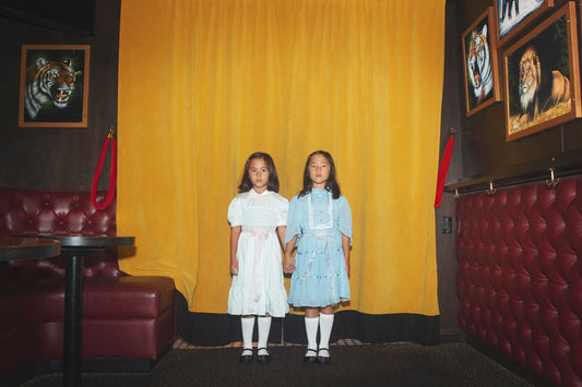 the shining twins / kids fashion editorial halloween edition