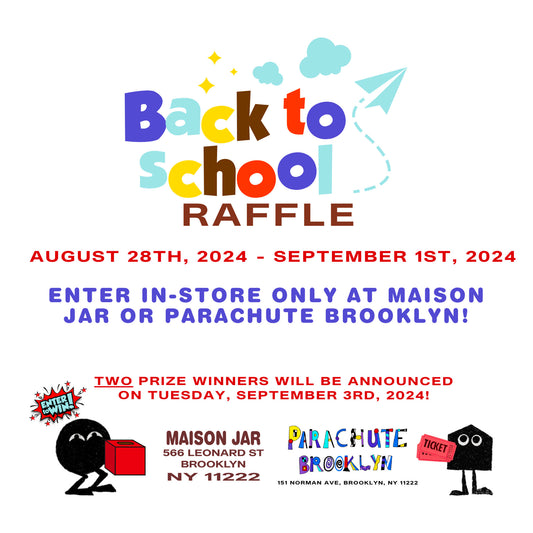 PB x Maison Jar raffle flyer