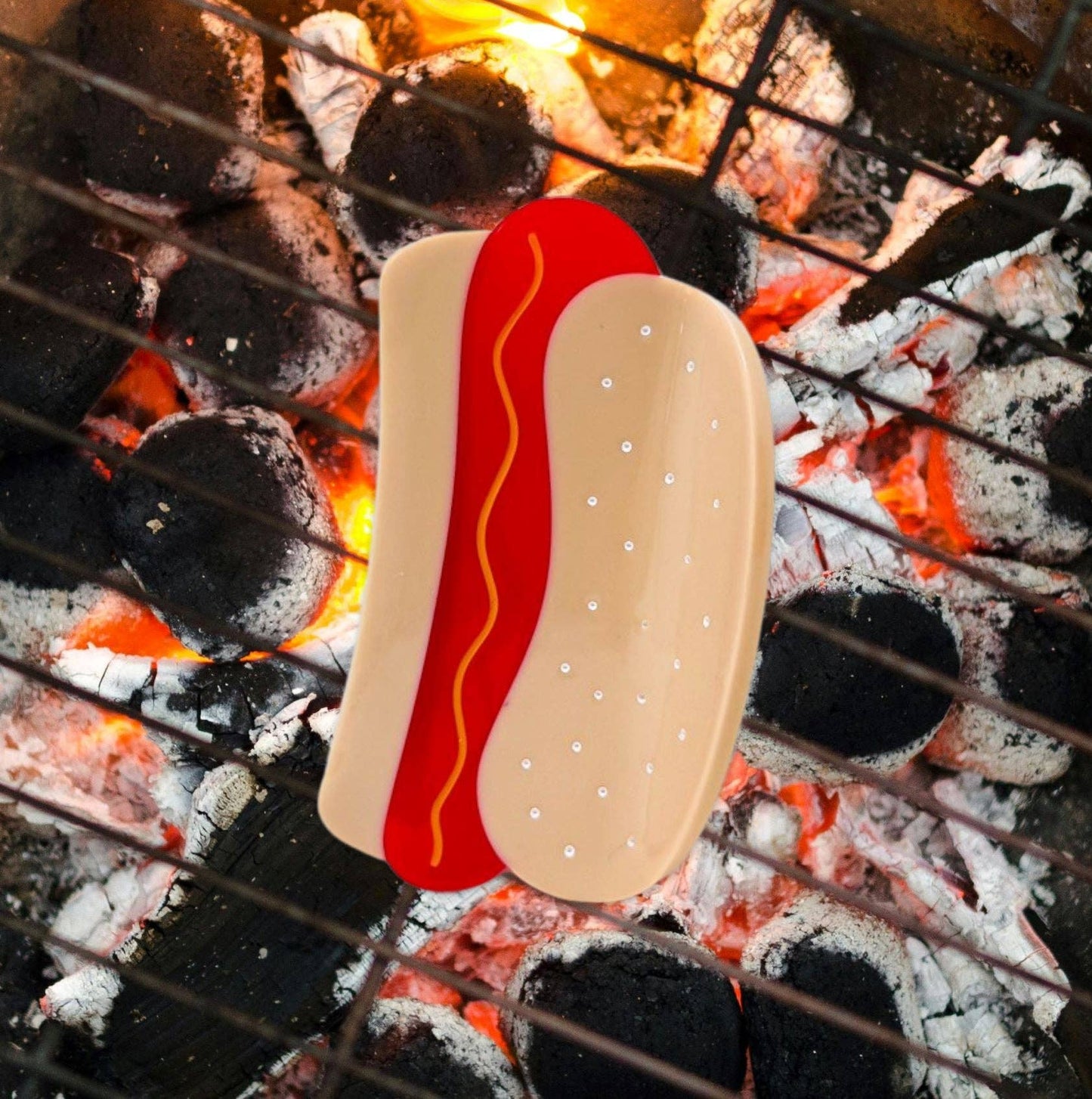 Jenny Lemons Mini Hot Dog Hair Claw