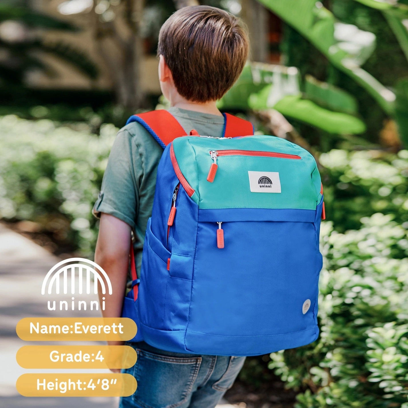 Uninni Bailey Backpack - Blue Color Block