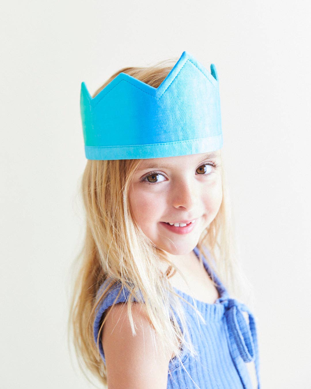 Sarah's Silks Silk Crown- Blue