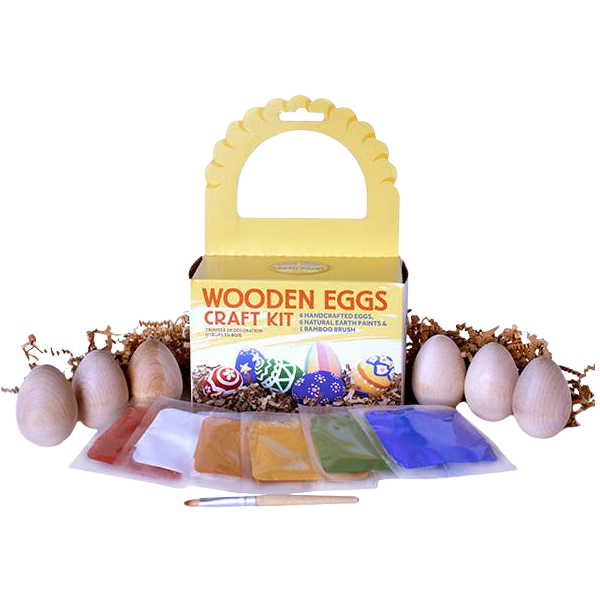 Ecopiggy - Spring Wood Egg Craft Kit