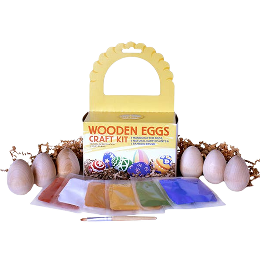 Ecopiggy - Spring Wood Egg Craft Kit