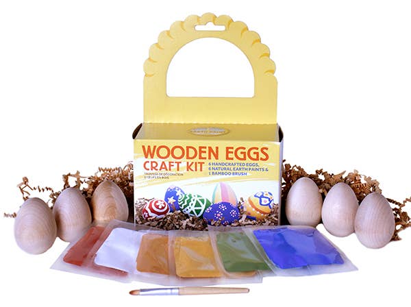 Wood Egg Craft Kit