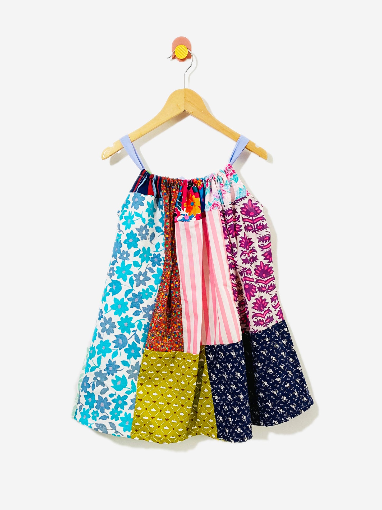 handmade patchwork swing dress / 5Y