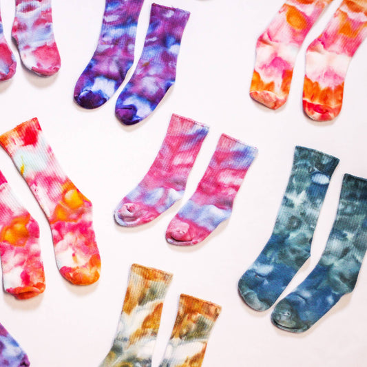 The Wildest Company Ice-Dyed Bamboo Kid Socks