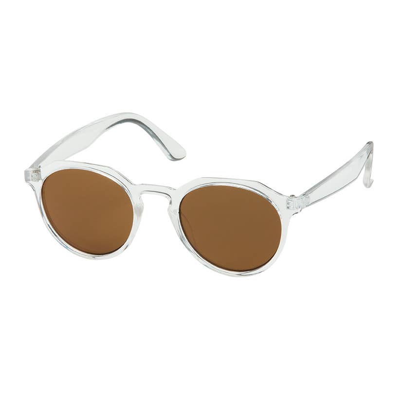 Angled Round Sunglasses