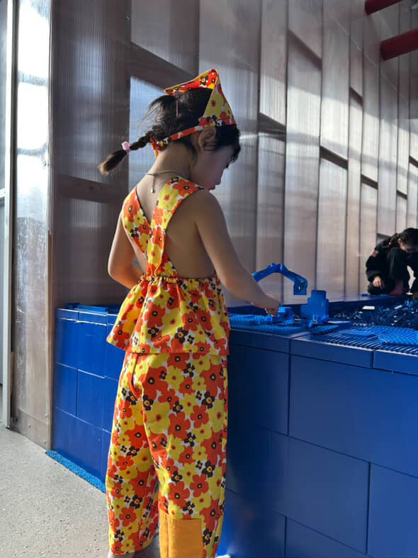 NellieSoo Upcycled Pinafore Set