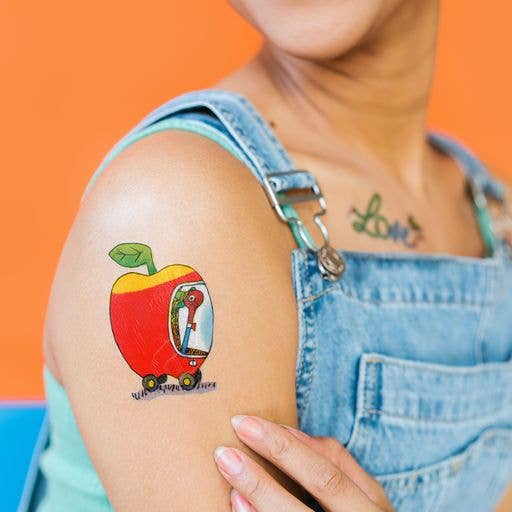 Tattly Lowly Apple Car Tattoo Pair