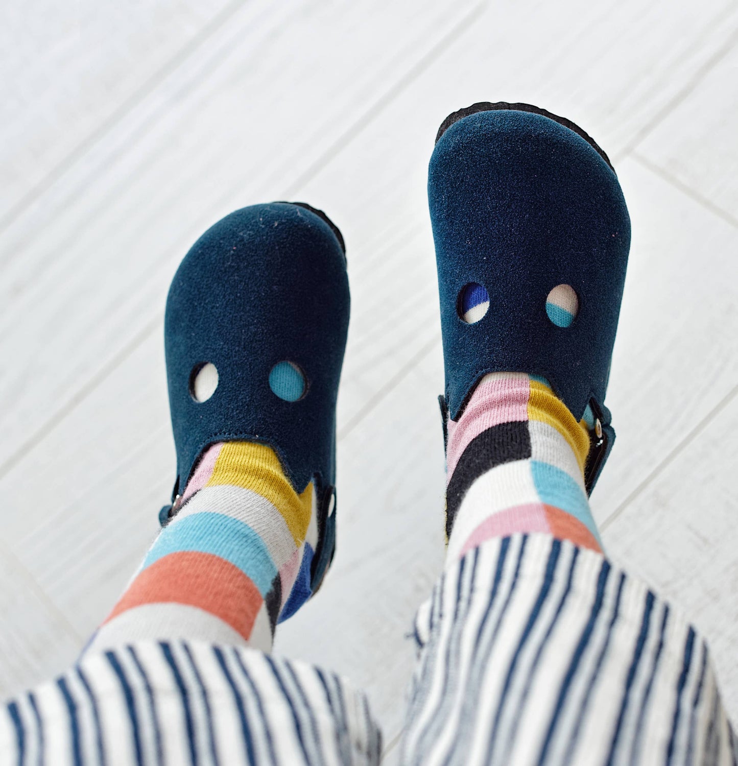 Knee High Socks - Color Squares