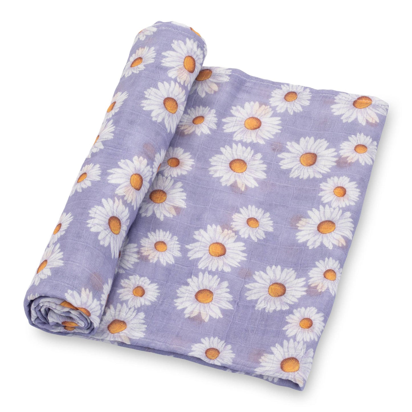 LollyBanks Beautiful Daisy Baby Swaddle Blanket
