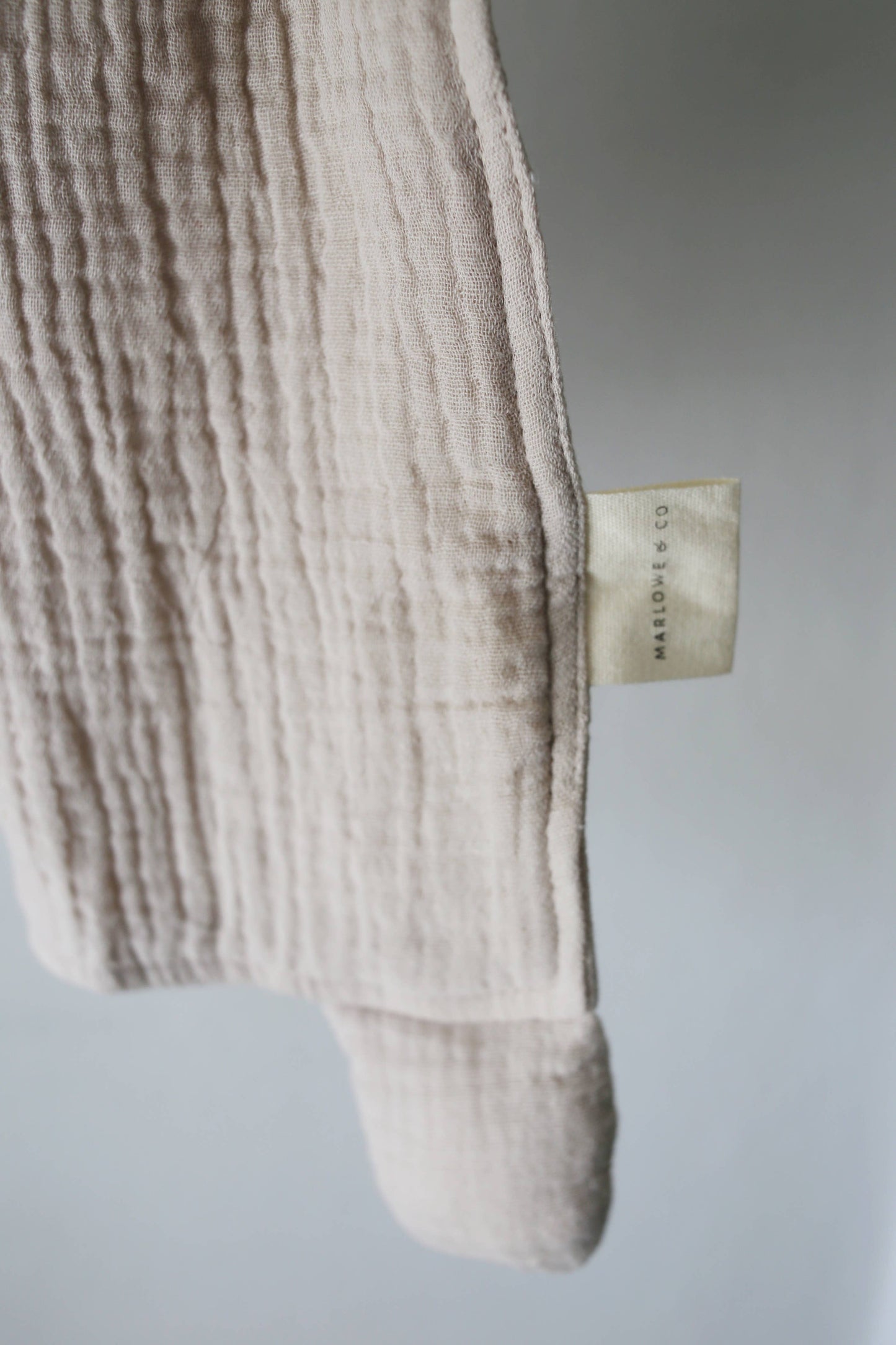 Marlowe & Co Natural Sand Bunny Lovey Blanket