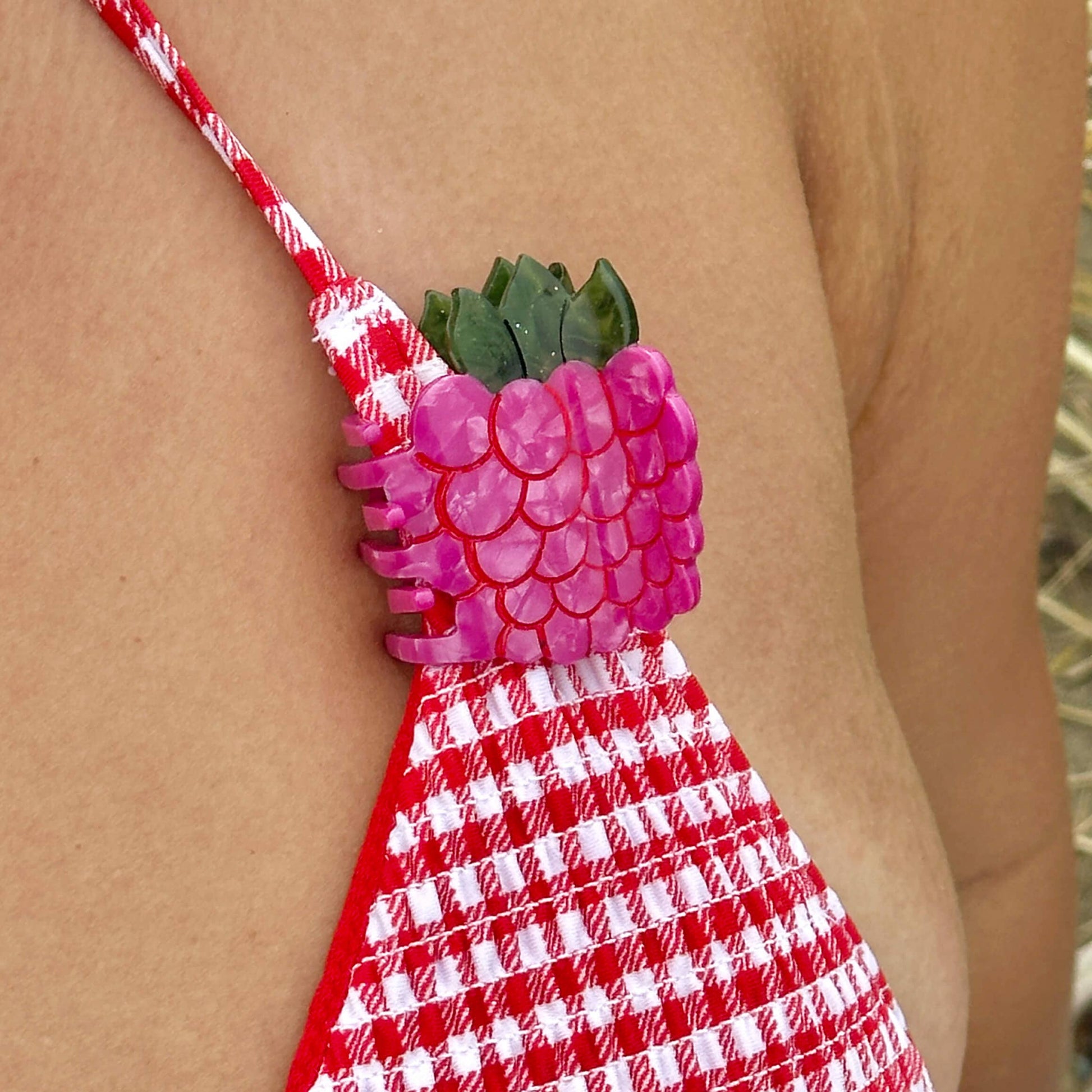 Jenny Lemons - Mini Raspberry Hair Claw Clip