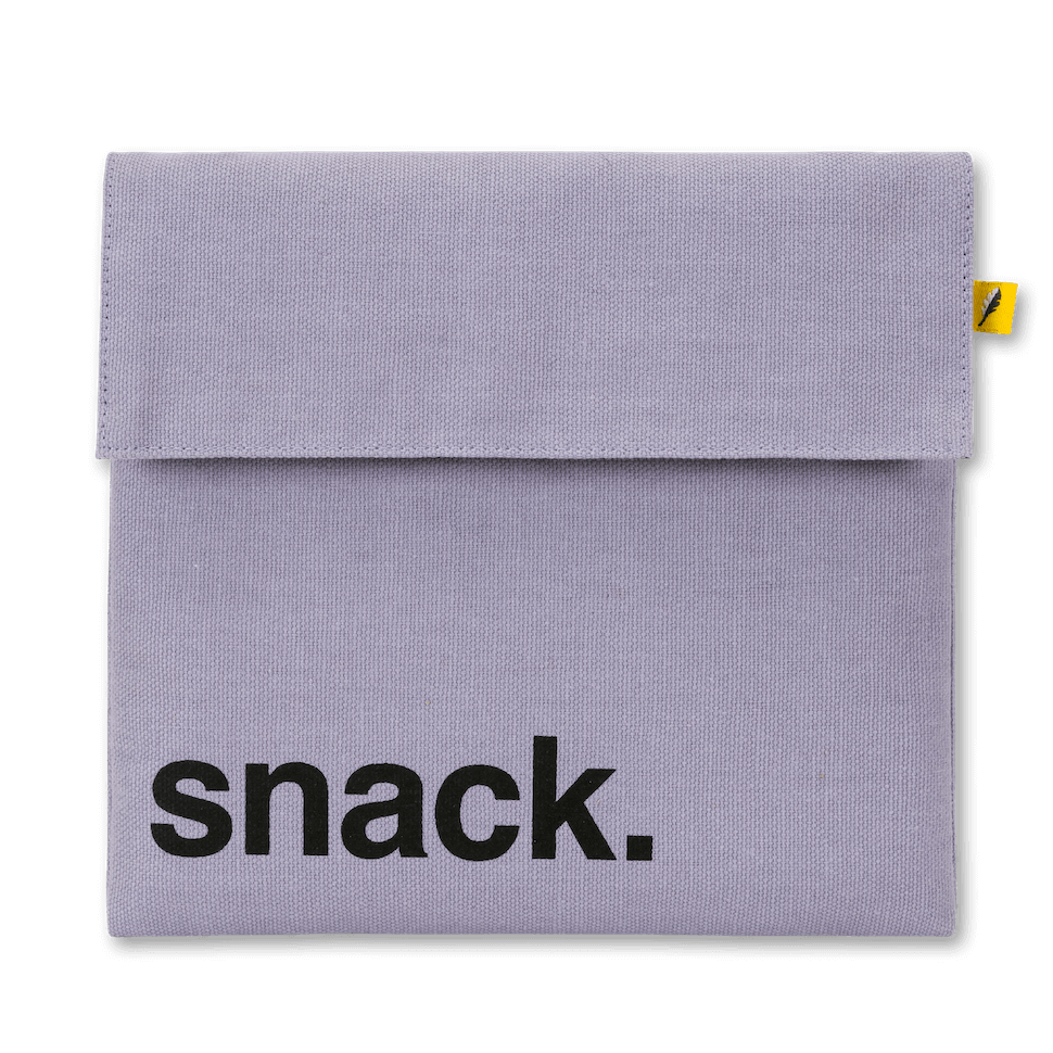 Fluf Flip Snack Bag- Lavender