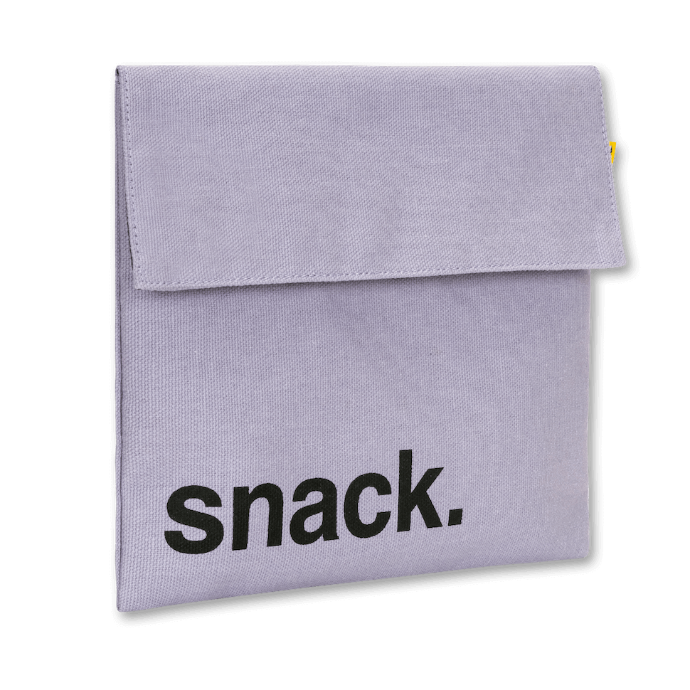 Fluf Flip Snack Bag- Lavender
