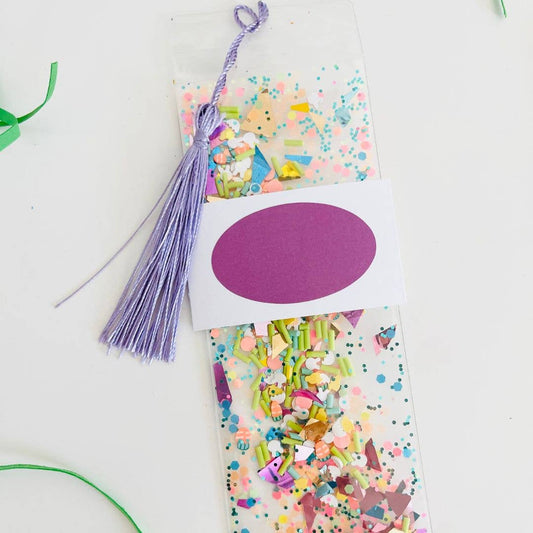 Easter Glitter Shaker Bookmark