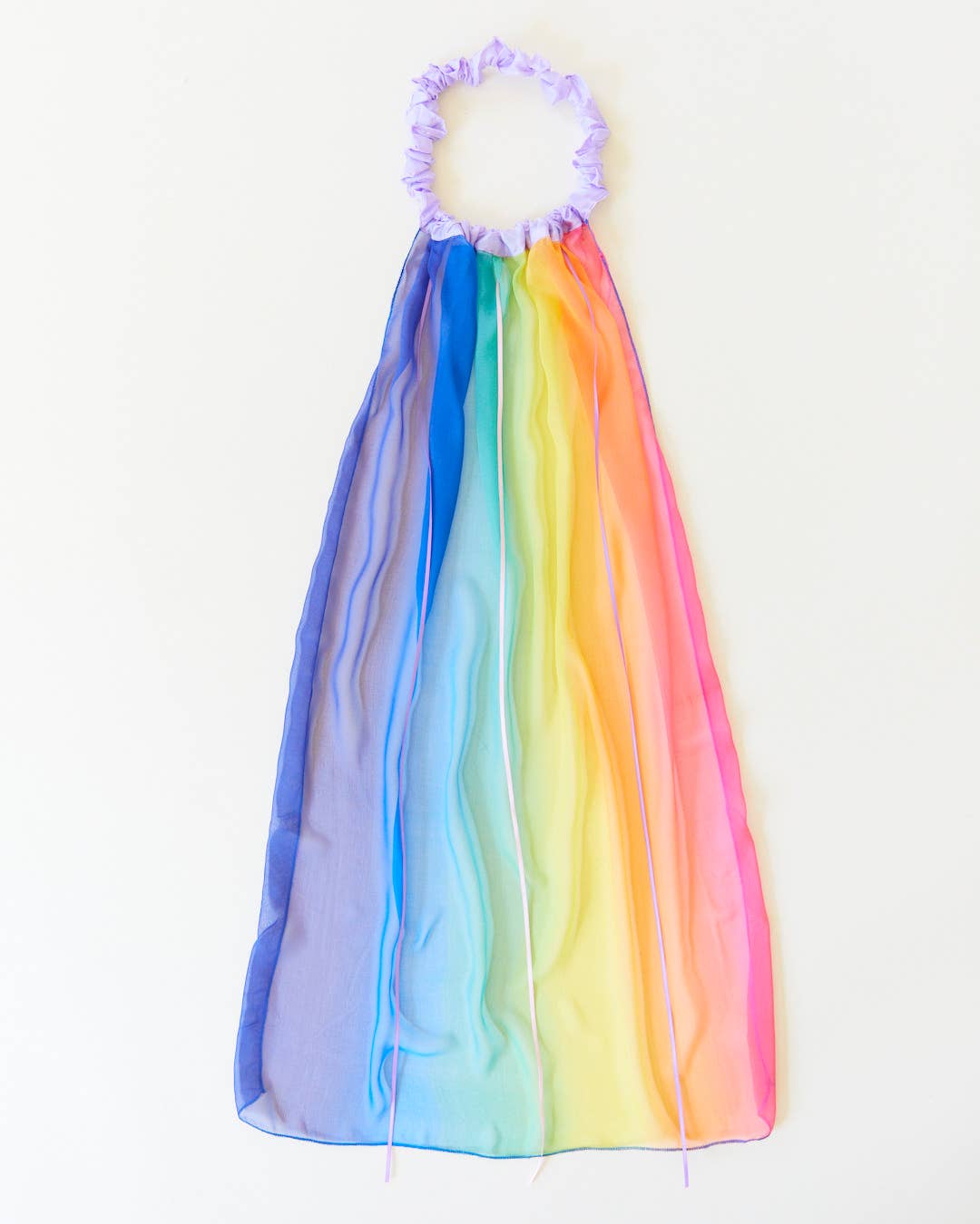 Sarah's Silks kids Silk Georgette Rainbow Veil