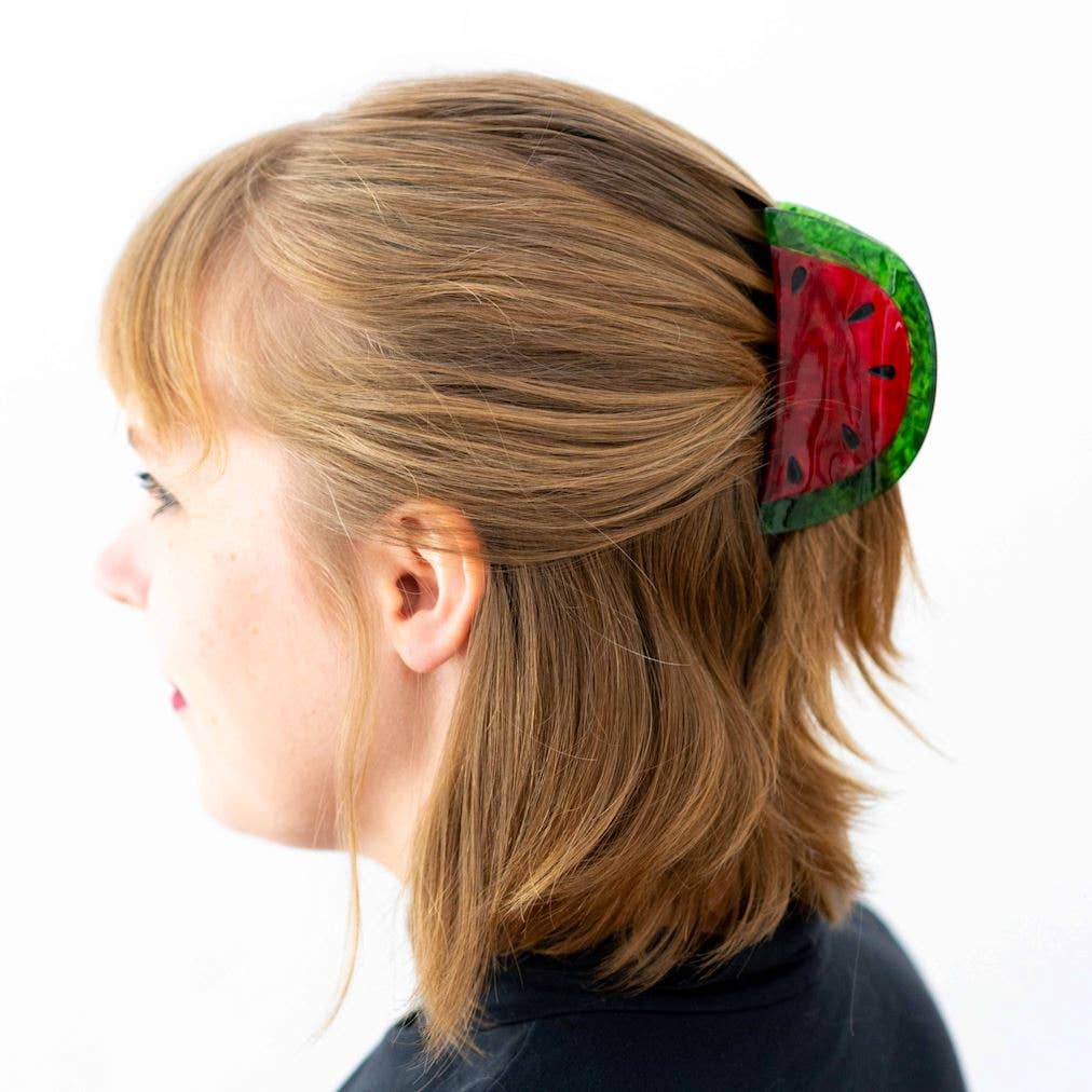 Jenny Lemons - Large Watermelon Hair Claw Clip