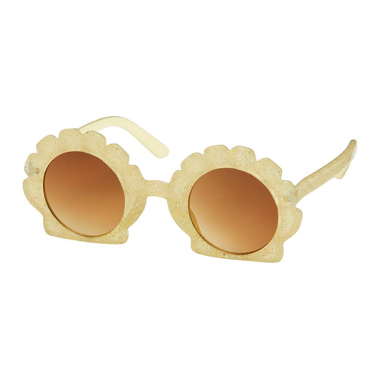 Blue Gem Sunglasses Inc Glitter Seashell Sunglasses