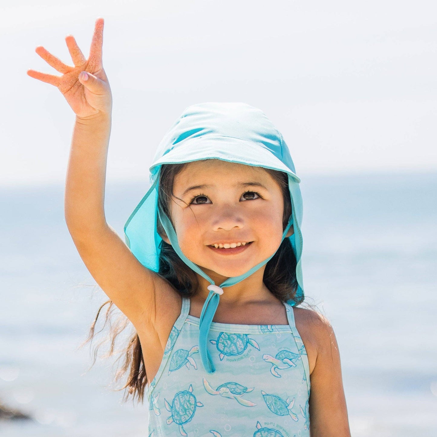 Green Sprouts - Eco Flap Kids Sun Hat UPF50+