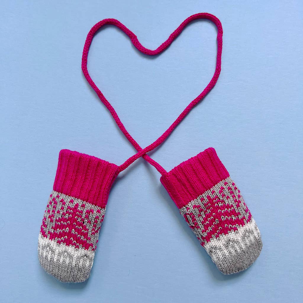 Estella Baby & Toddler Reversible Knit Mittens
