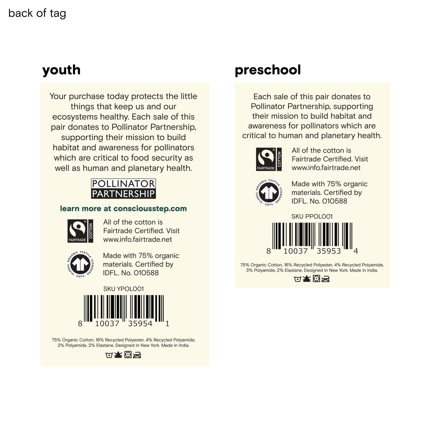 Conscious Step - Kids Socks that Protect Butterflies