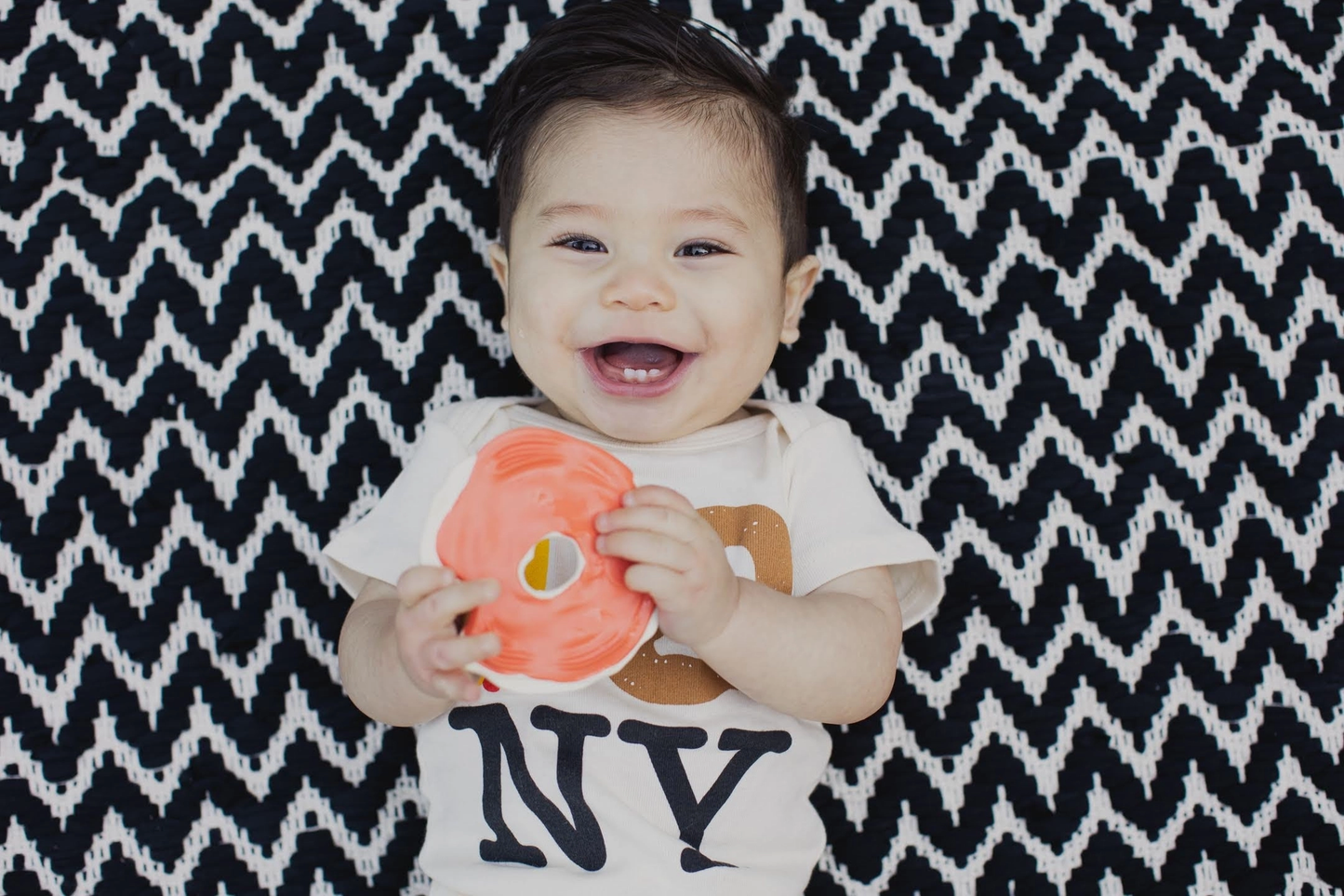 Piccoli NY The Lox Natural Rubber Baby Teether