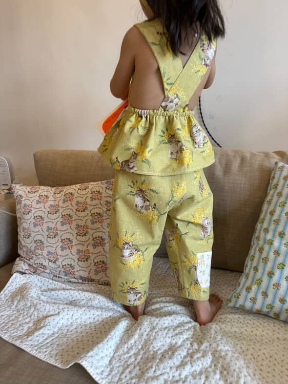 NellieSoo Upcycled Pinafore Set