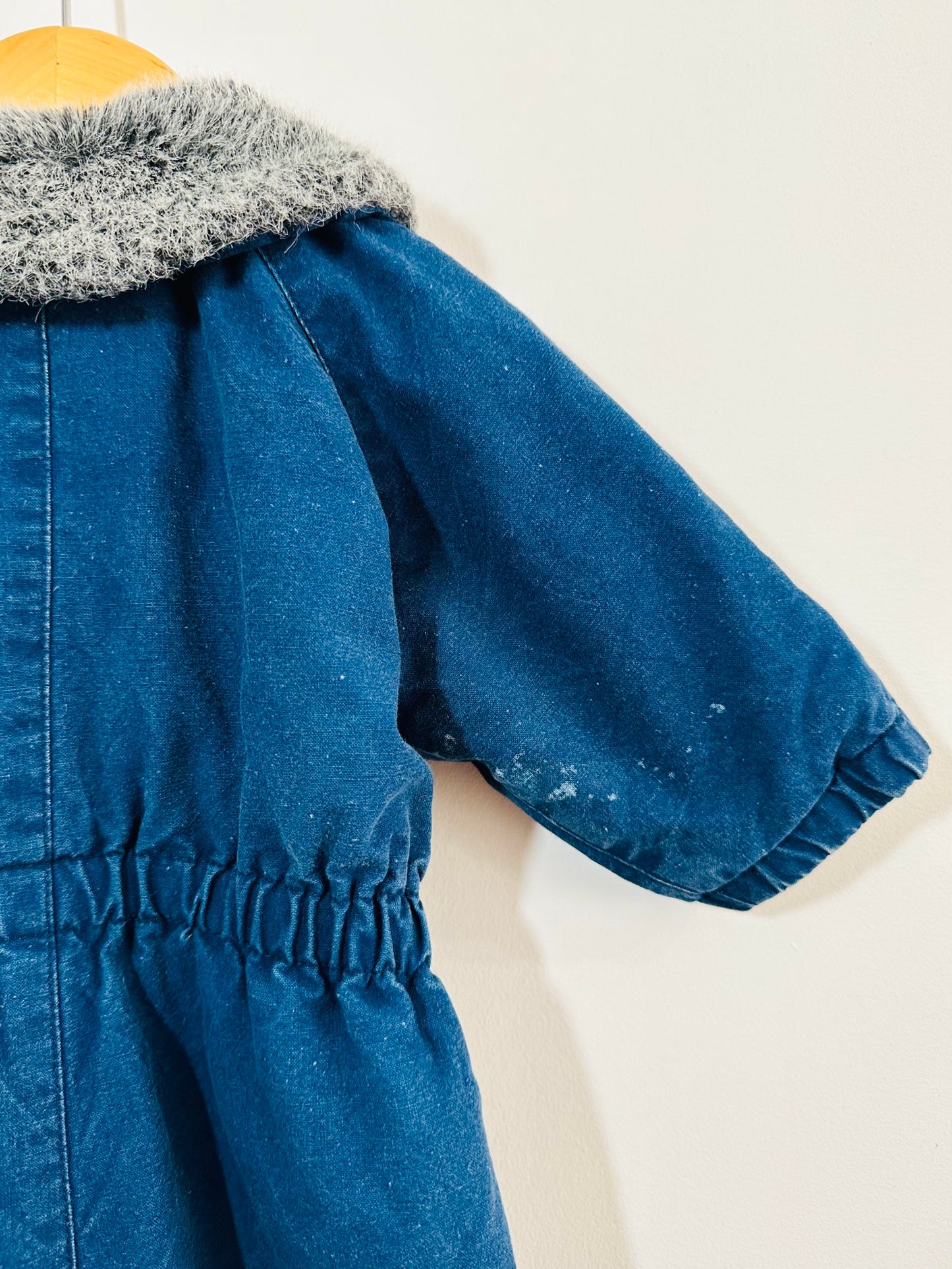Vintage Agnes B. Denim Bunting / 3M