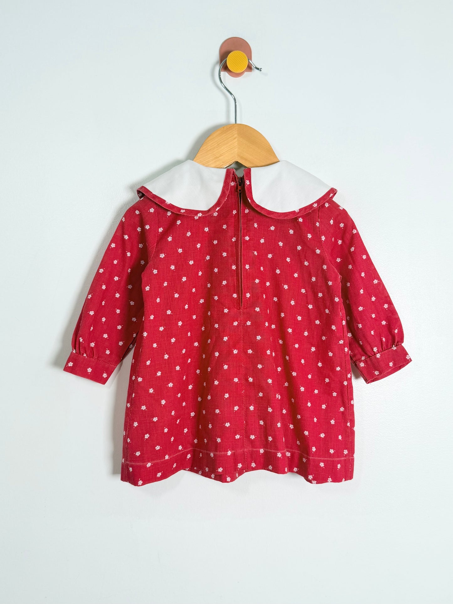 Vintage Bib Collar Dress / 6M