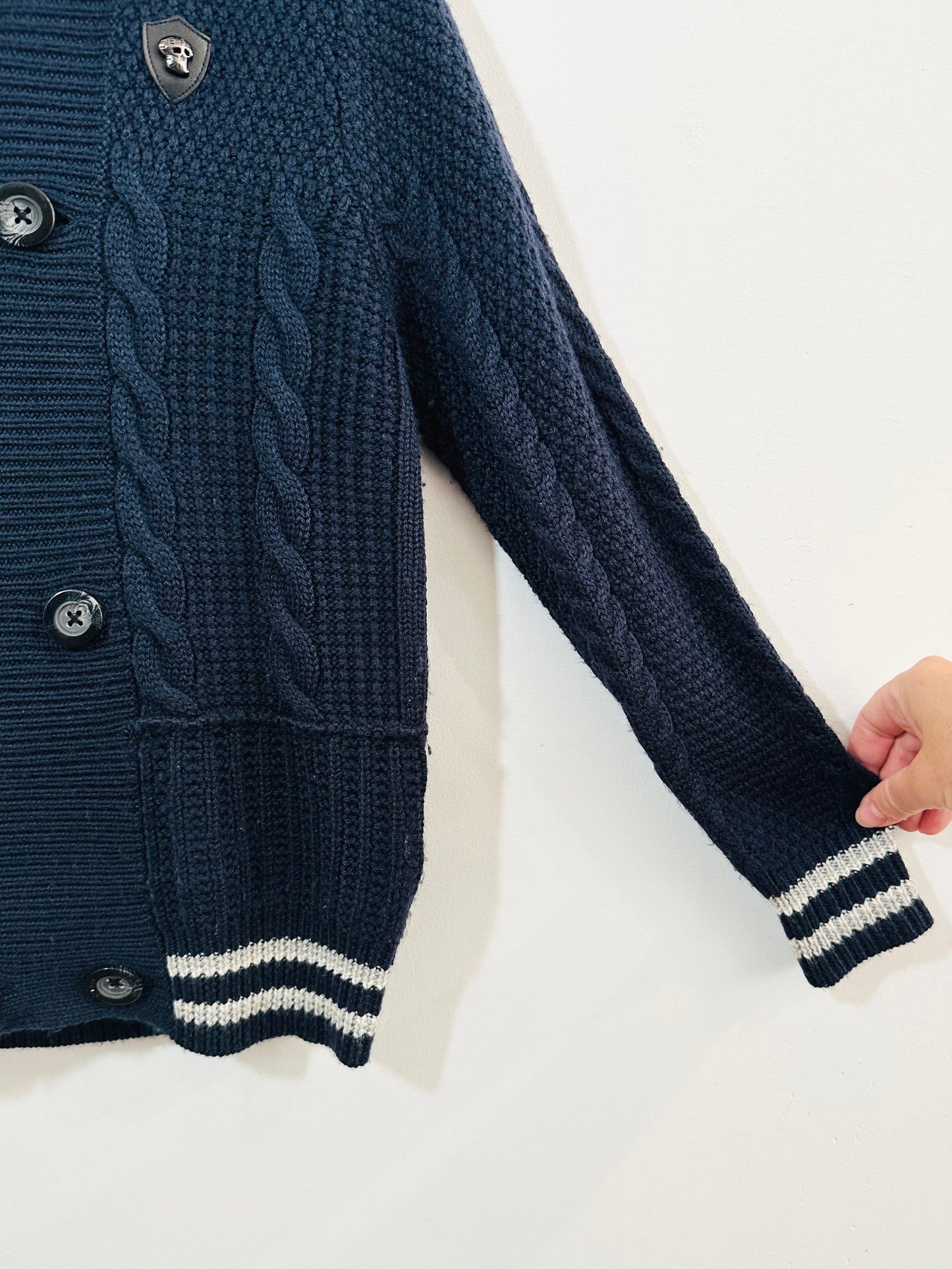 Diesel Double Breasted Hooded Cardigan / 8Y