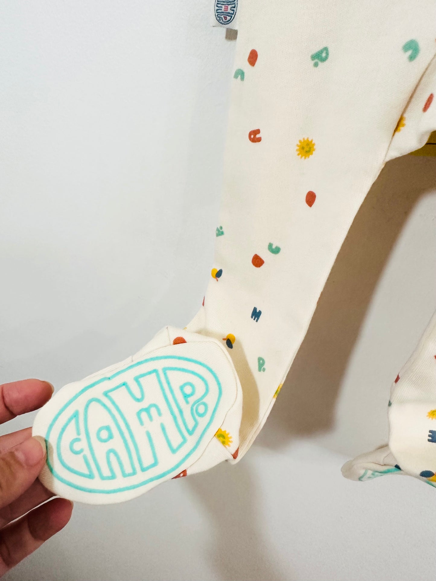 Camp Print Footed Pajama / 0-3M