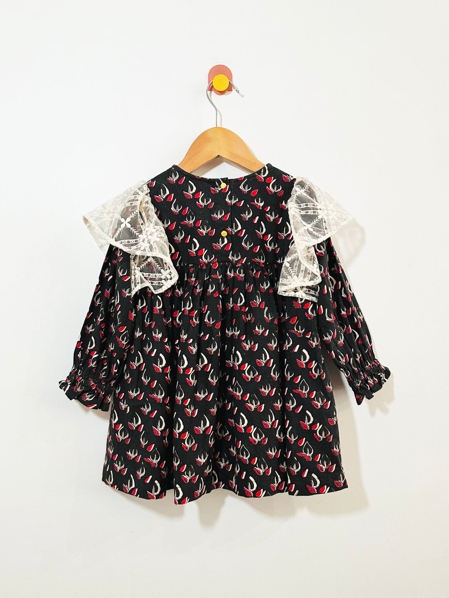 Lulaland Feather Lace Dress / 2T