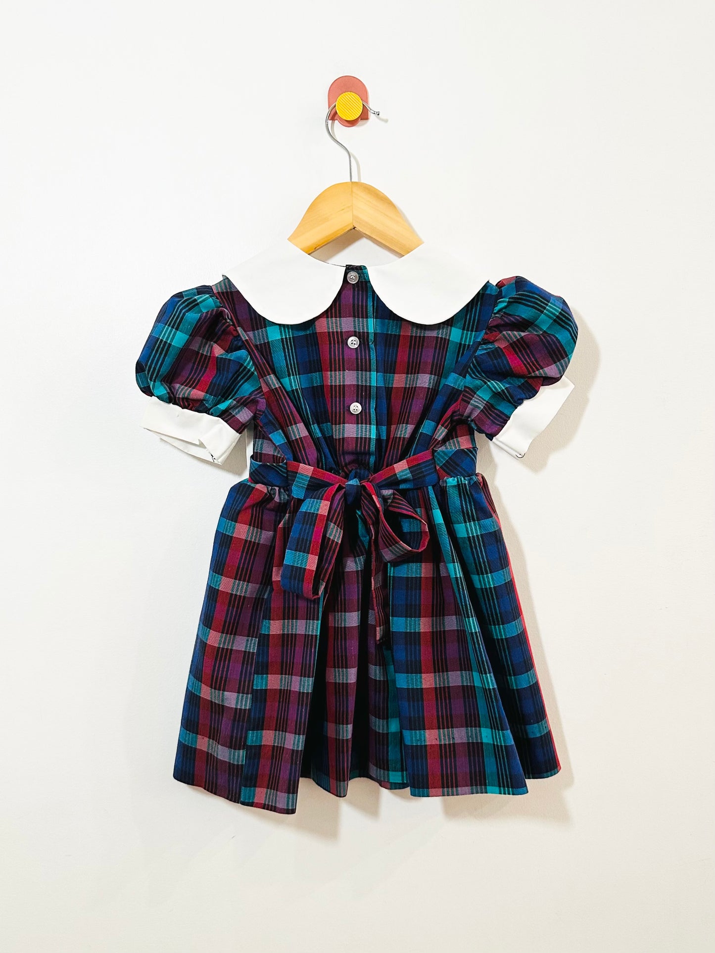 Vintage Puff Sleeve Dress / 4Y