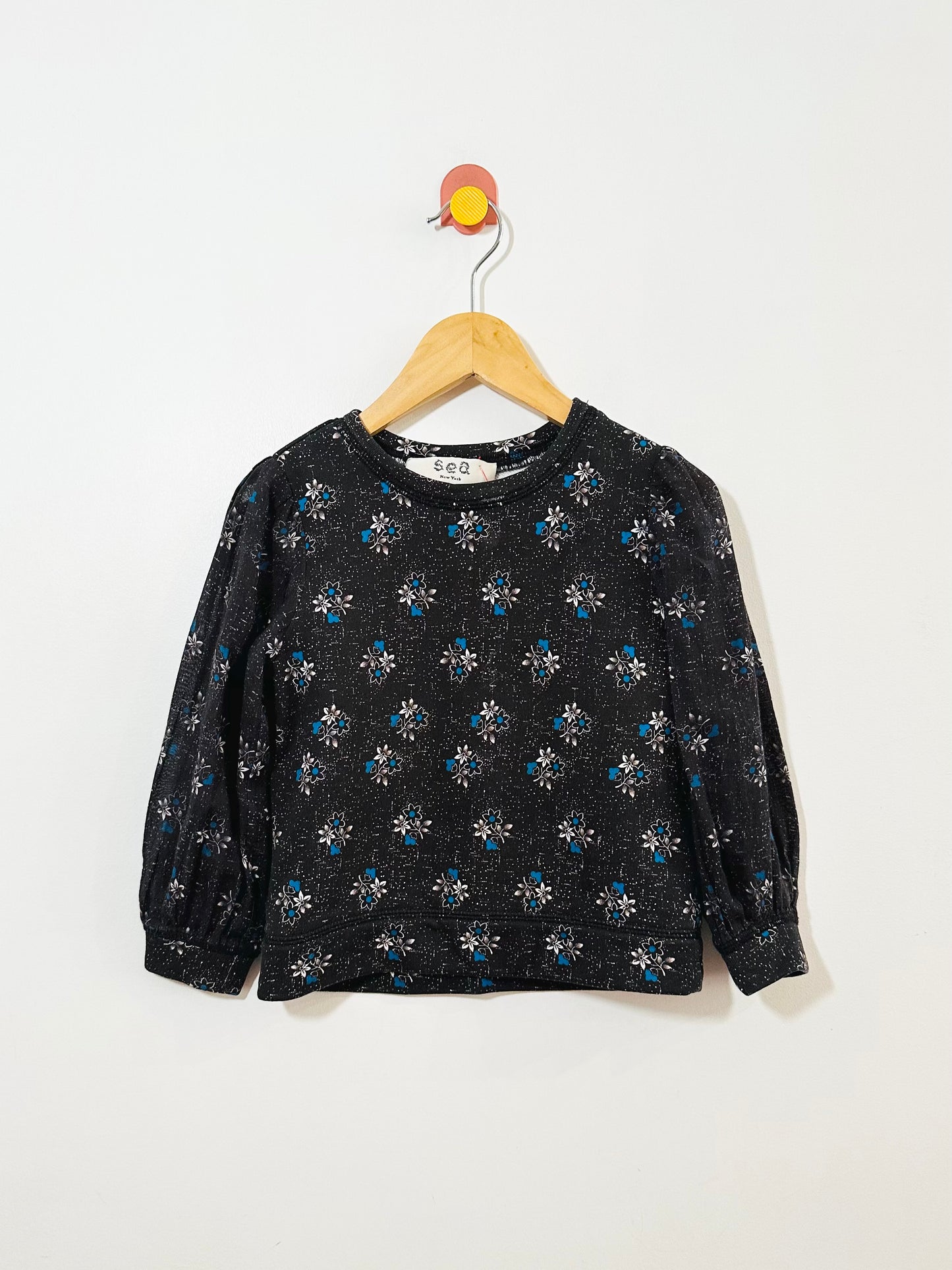 Sea Floral Sweatsuit / 3-5Y