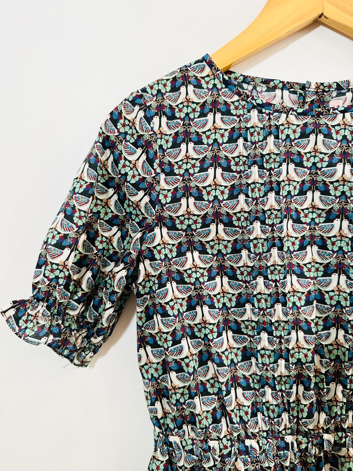 Bonpoint Perched Bird Blouse / 10Y