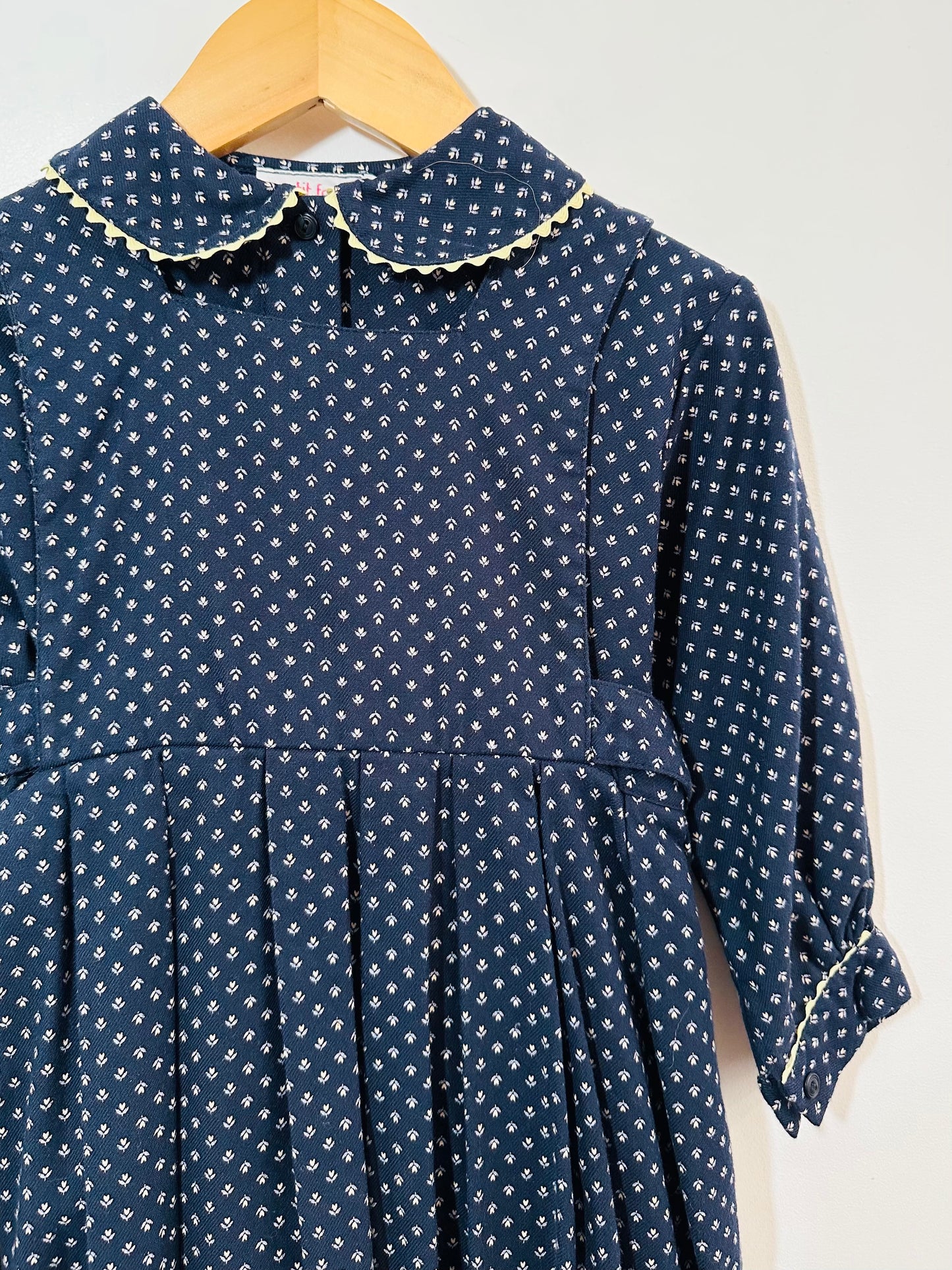 Vintage Floral Pinafore Set / 5Y