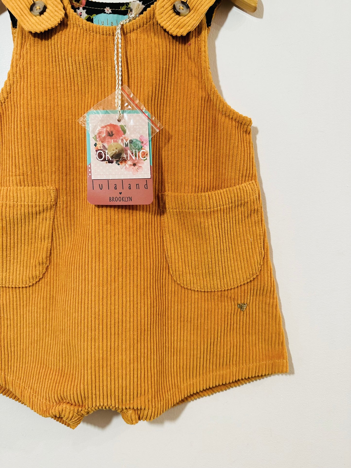 Lulaland Corduroy Romper / 12M