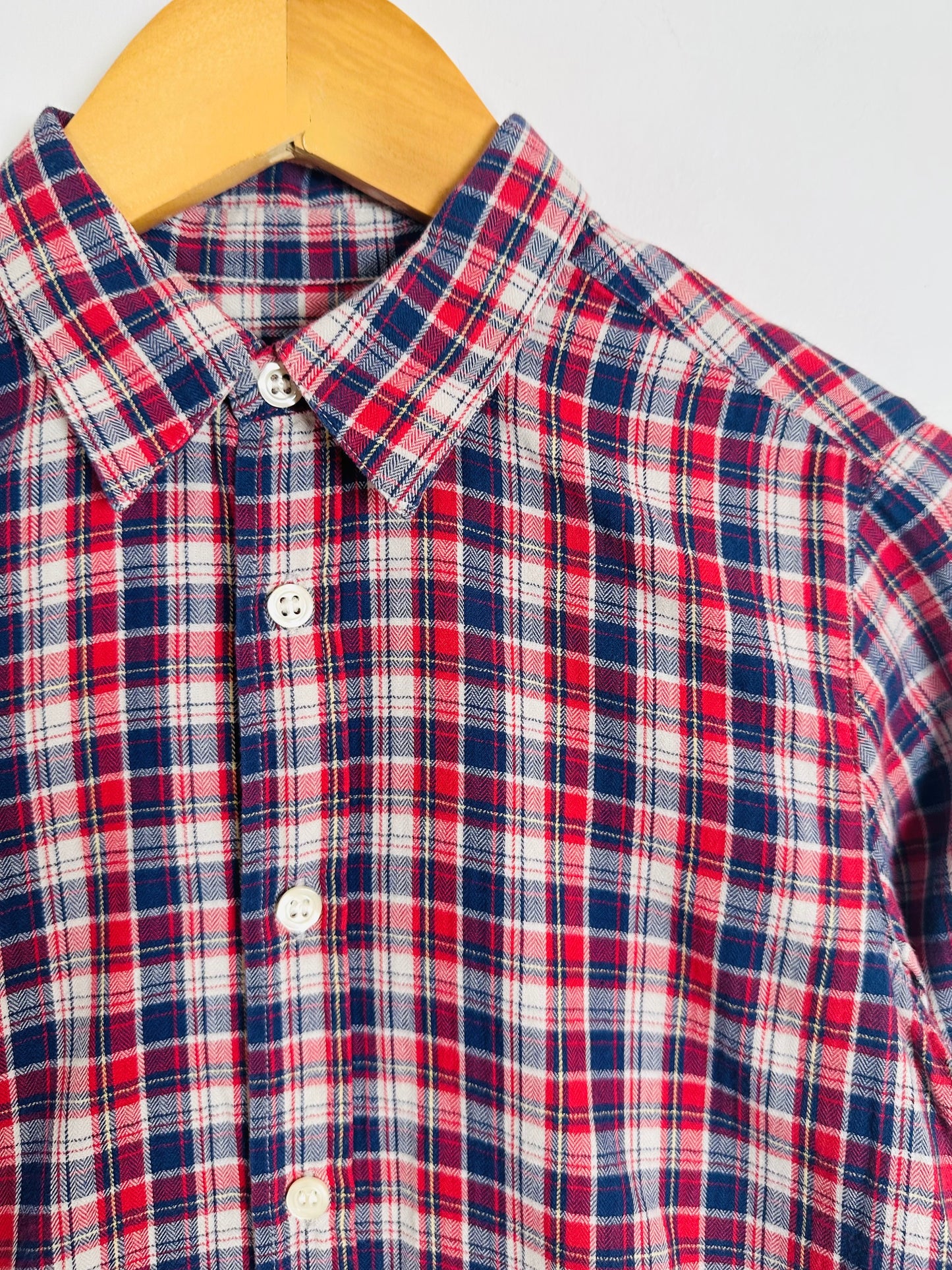 Bonpoint Plaid Button-Up / 8Y