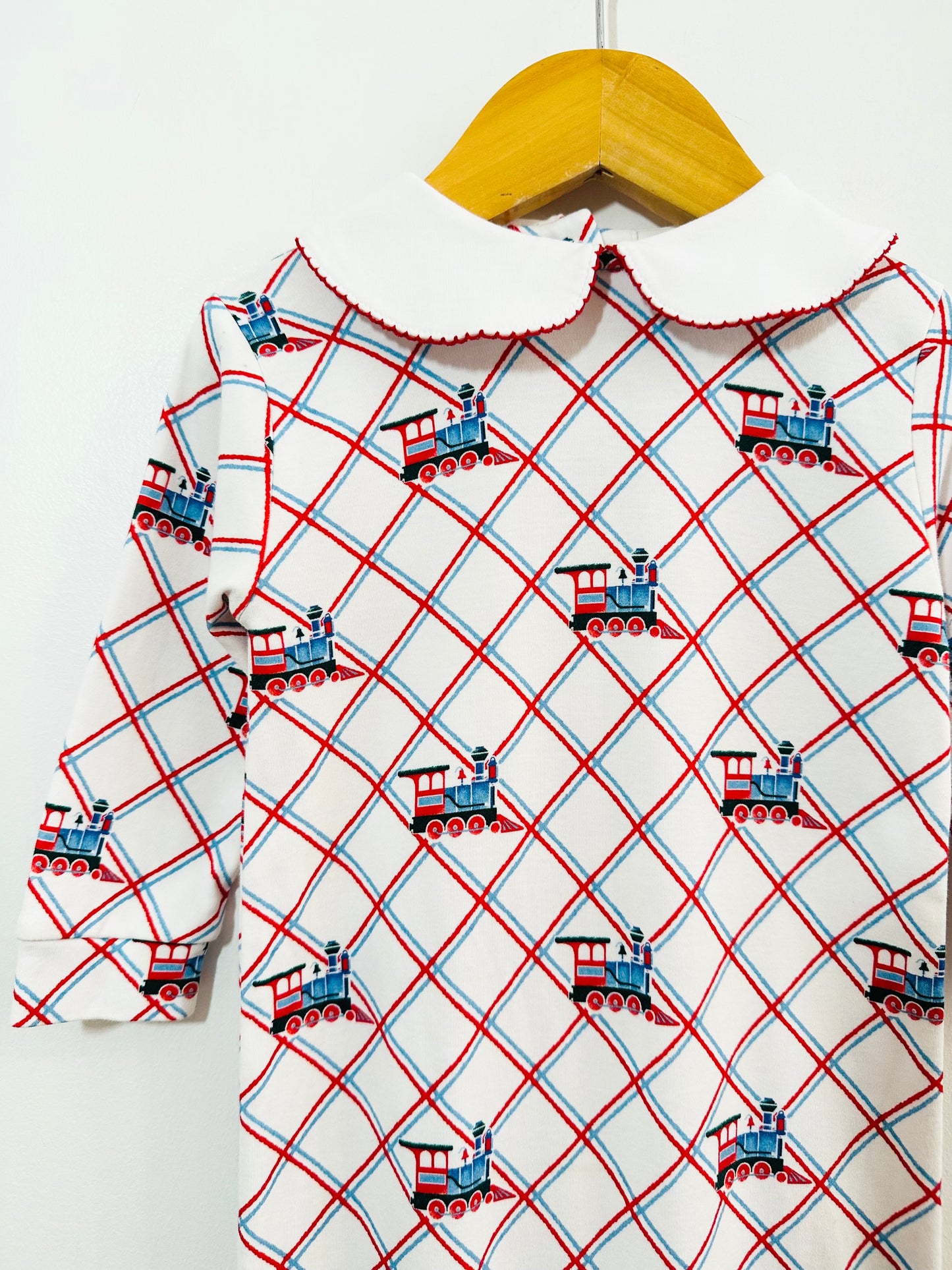 Little Englist Train Onesie / 12M