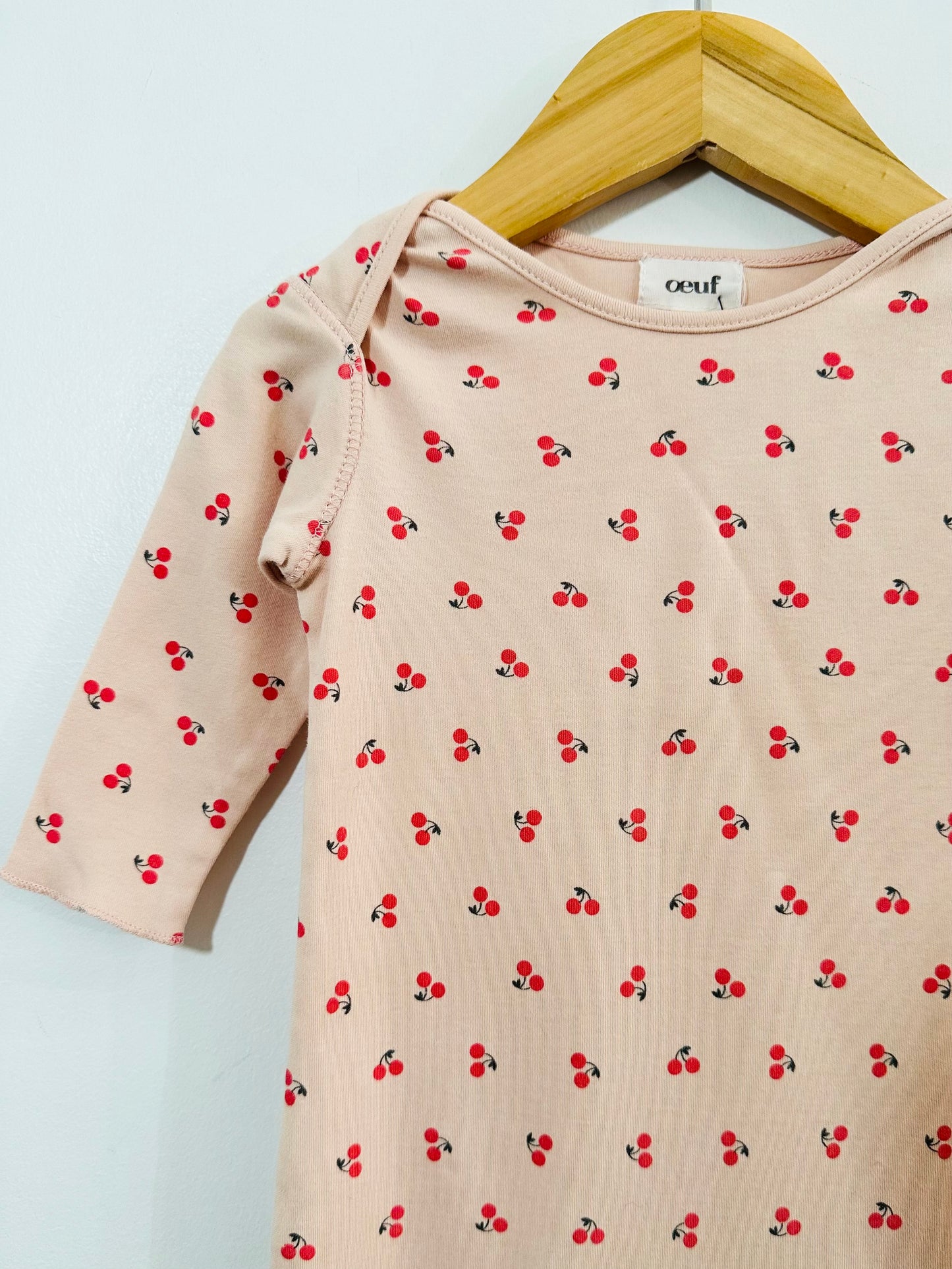 Oeuf Cherry Onesie / 6-9M