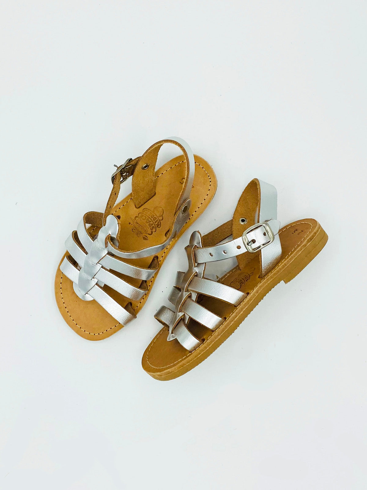 leather sandals - pink