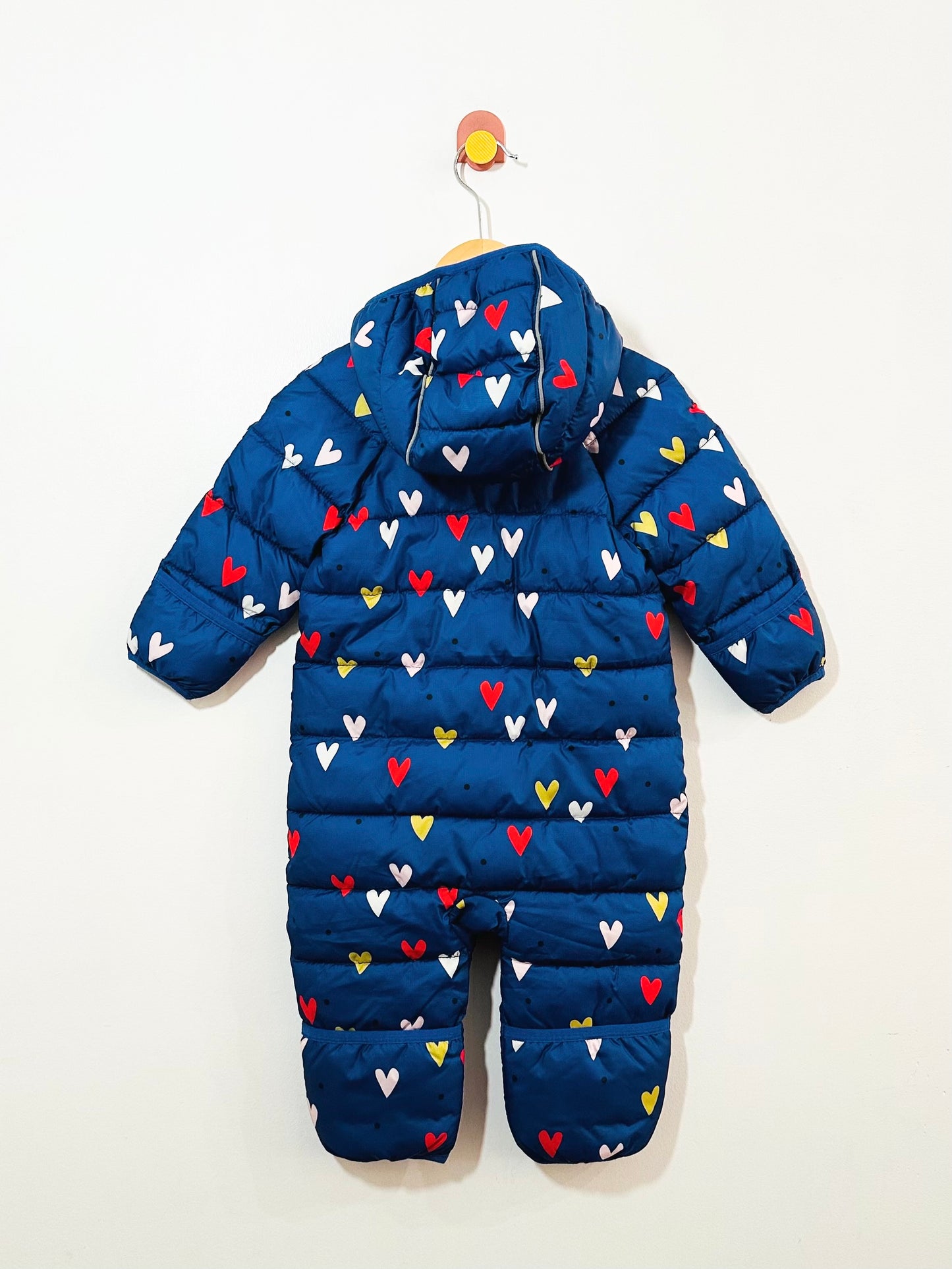 Hanna Andersson Heart Snowsuit / 6-12M