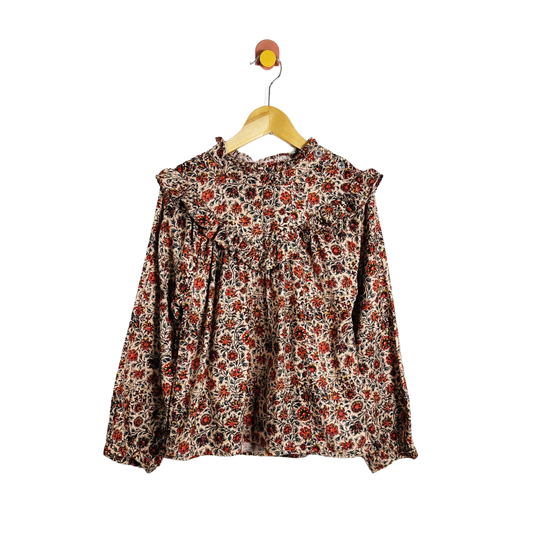 Bellerose Ruffle Blouse / 10Y