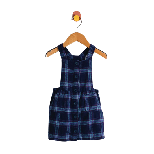 Baby Gap Tartan Jumper Dress / 18-24M