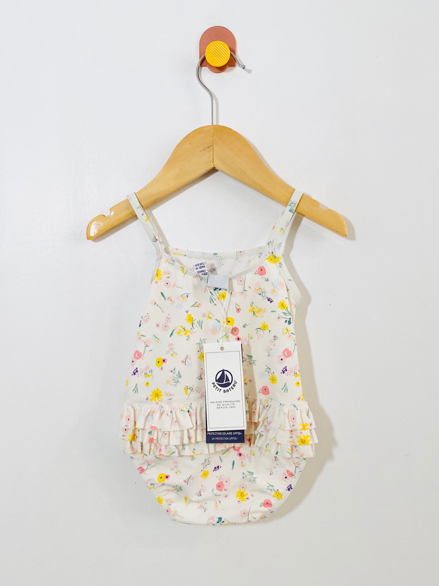 floral swimsuit / 12M