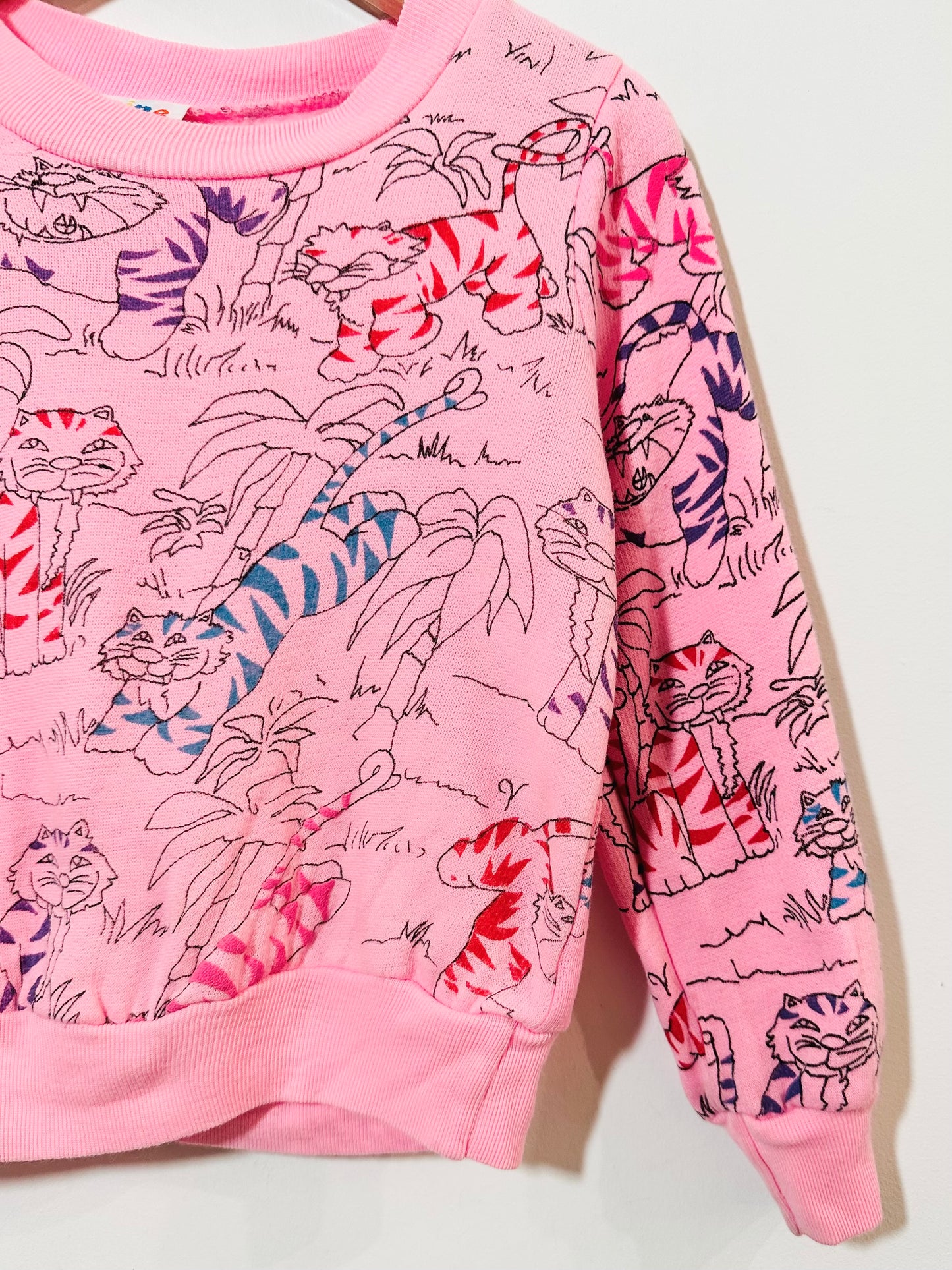 Vintage Tiger Sweatshirt / 3Y
