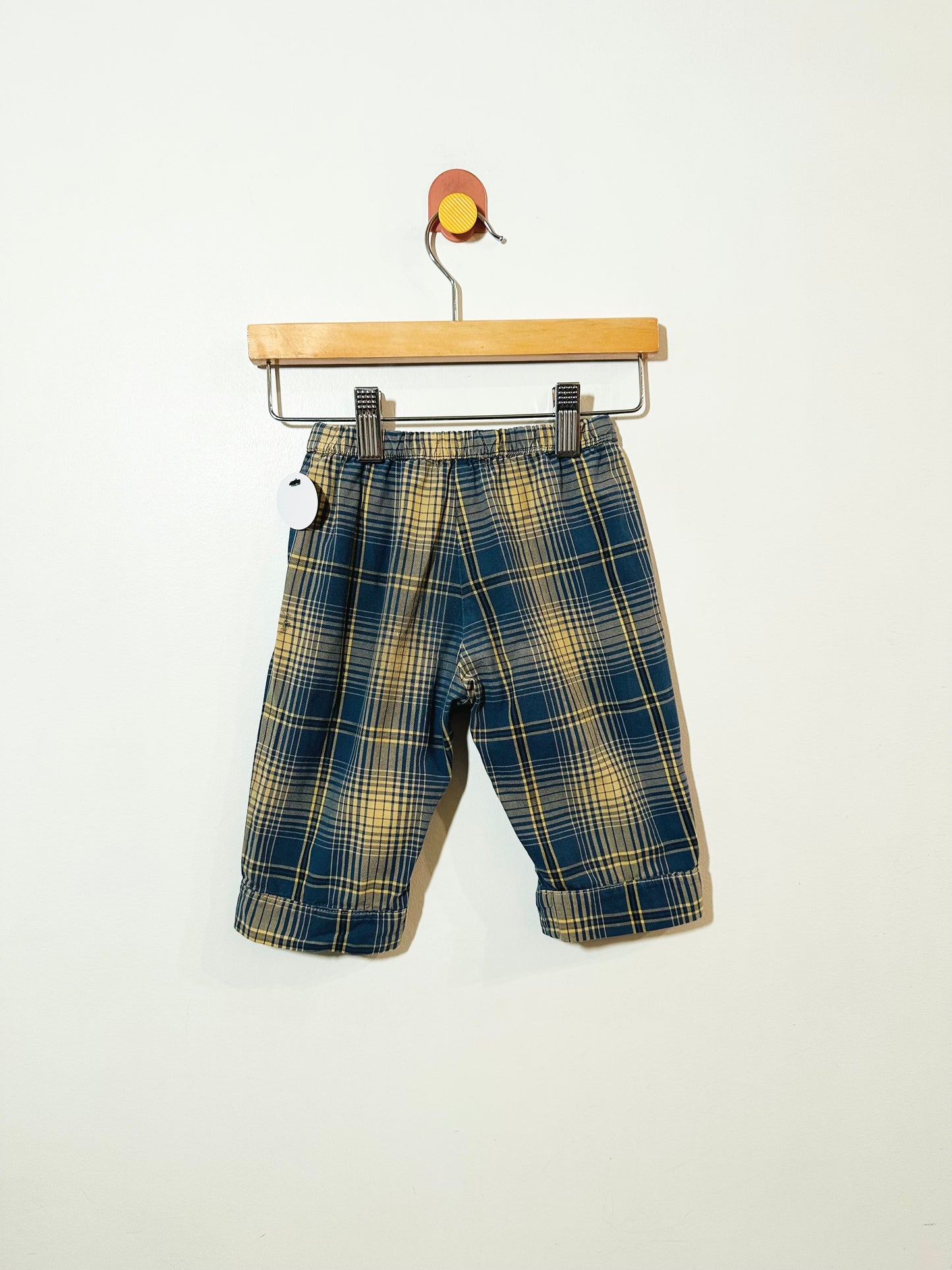 Bobo Choses Plaid Pants / 6-12M