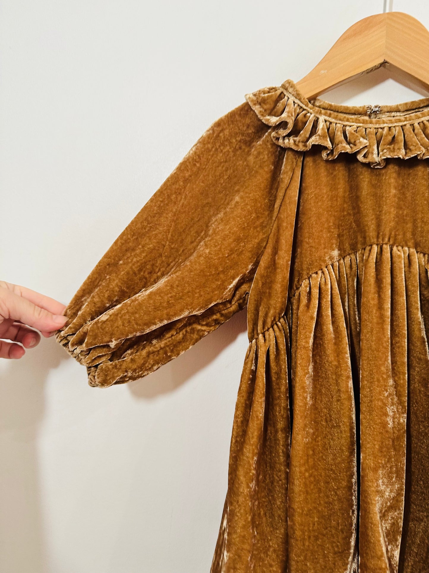Noralee Crushed Velvet Dress / 2Y