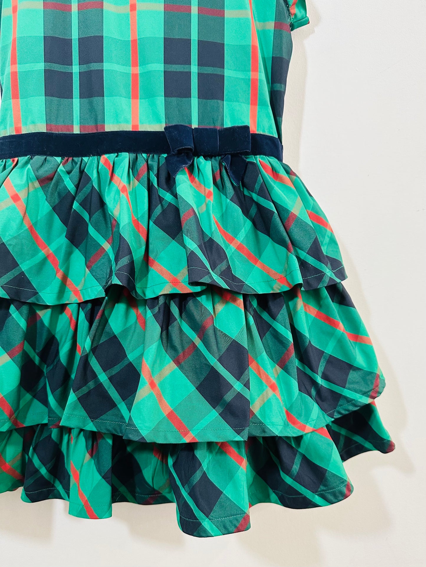 Janie & Jack Plaid Holiday Dress / 10Y